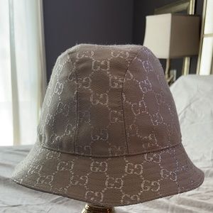 Gucci lame bucket hat
